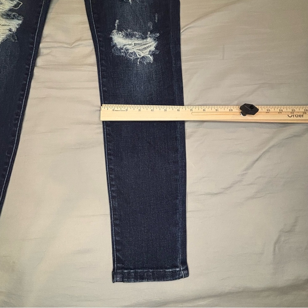 Judy Blue Jeans Women’s 13/31 Mid Rise Skinny Fit - Picture 4 of 7